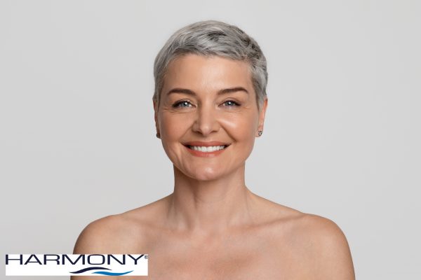 Beauty Portrait Of Attractive Nude Mature Woman With Short Hair